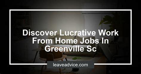 Find salaries. . Work from home jobs greenville sc